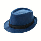 Vintage Trilby Gangster Straw Hats