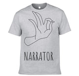 Men’s Gesture Print Short Sleeve T-Shirt – Casual Streetwear Graphic Tee