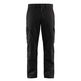 Blaklader 1448 Industry Stretch Kneepad Trousers Black/Red