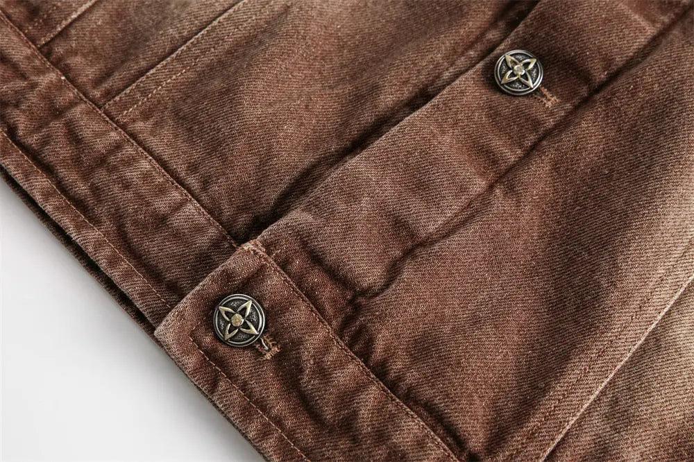 Vintage Punk Denim Jacket