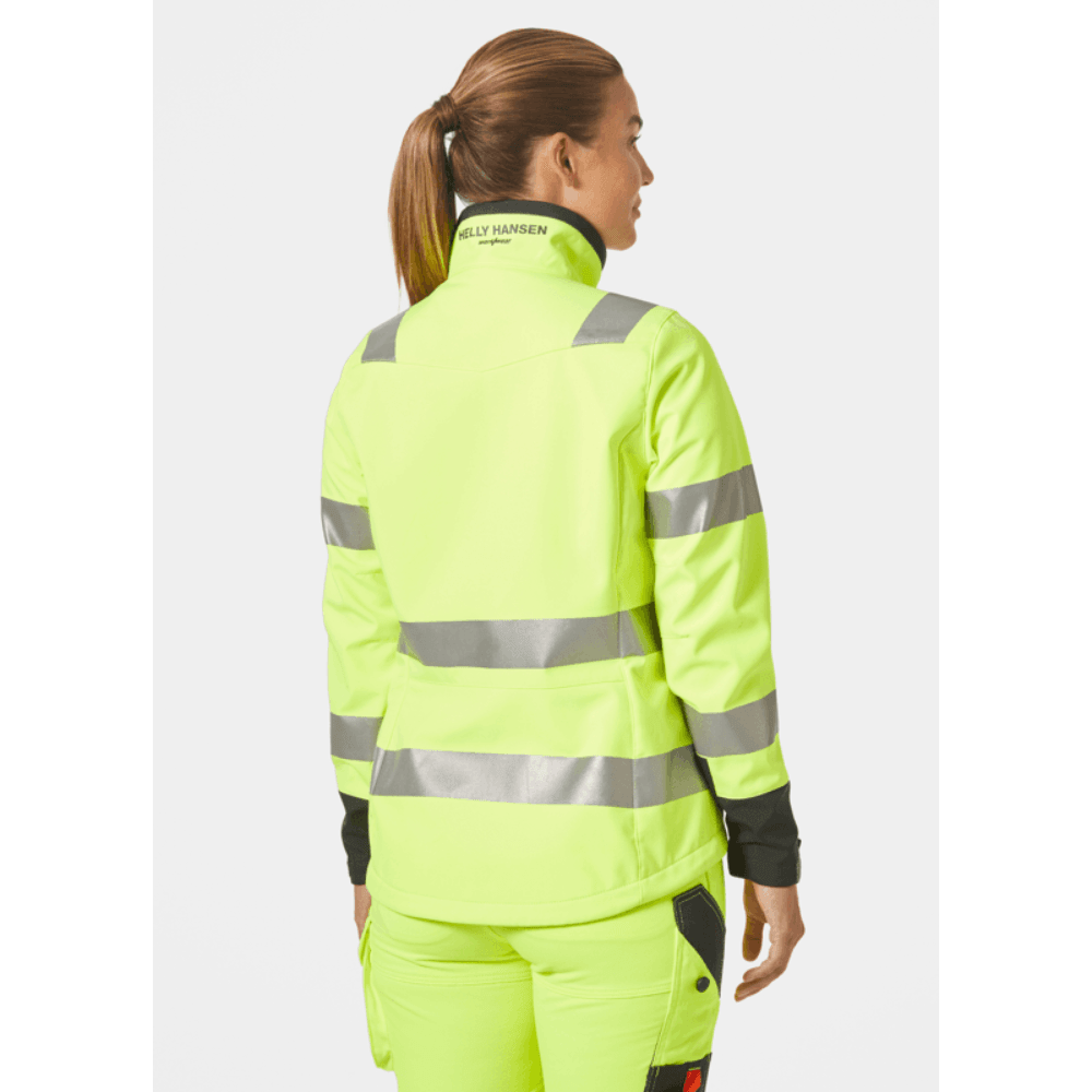 Helly Hansen 74098 Women's Luna Hi Vis Softshell Jacket