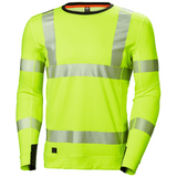 Helly Hansen 75111 Lifa Active Hi Vis Base Layer Crewneck