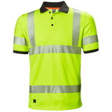 Helly Hansen 75112 Lifa Active Hi Vis Base Layer Polo Yellow Large