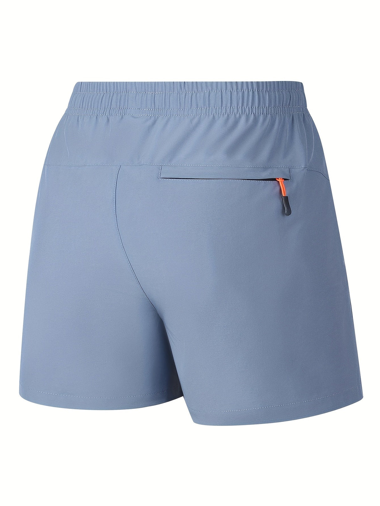 3-Pack Men's Summer Casual Shorts - Elastic Waist with Drawstring, Solid Color, Non-Stretch Woven Fabric, Regular Fit