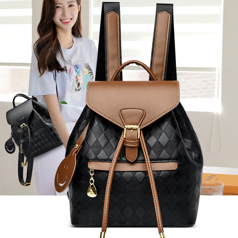 Women’s Leather Backpack – Casual & Multifunctional Shoulder Bag for School, Travel & Everyday Use