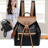 Women’s Leather Backpack – Casual & Multifunctional Shoulder Bag for School, Travel & Everyday Use
