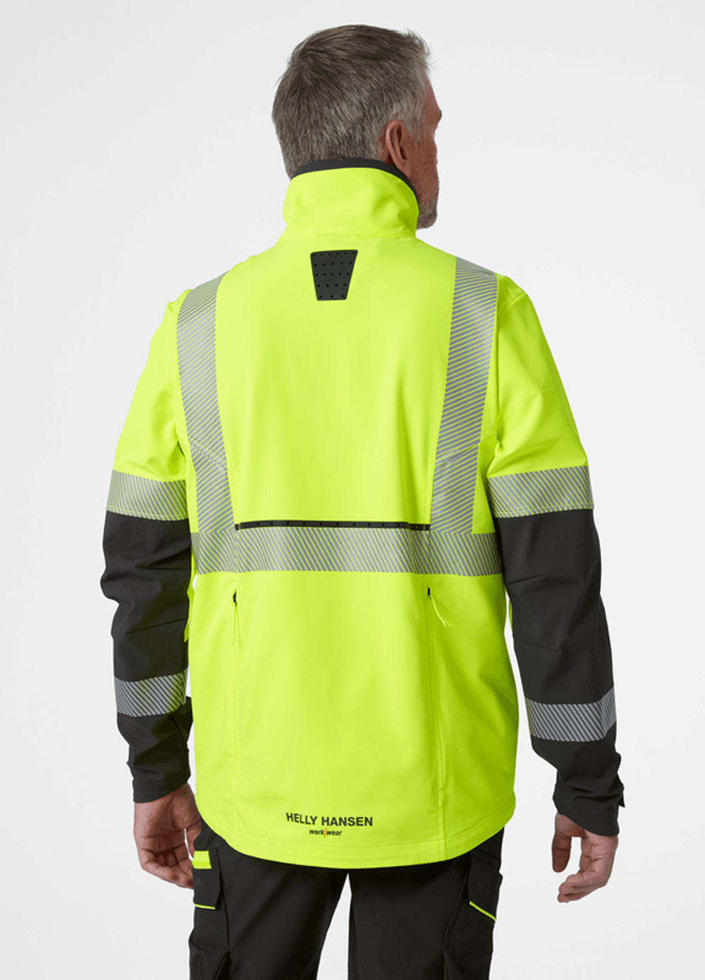 HELLY HANSEN 77203 ICU BRZ BREATHABLE HI-VIS SOFTSHELL JACKET