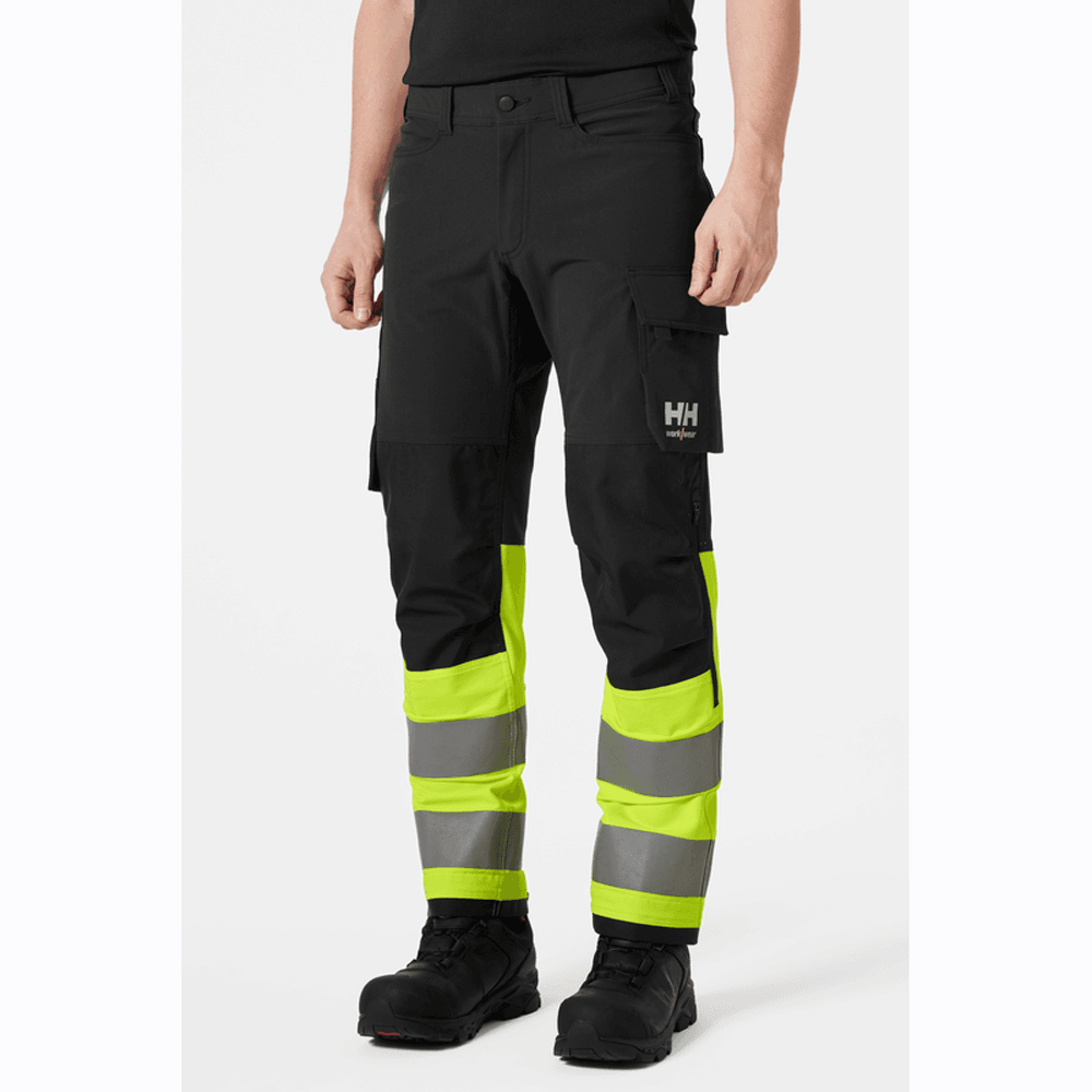 Helly Hansen 77429 Alna 4-Way Stretch Hi-Vis Cargo Pant Trouser