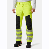 Helly Hansen 77451 Fyre Flame Retardant Work Pants, Class 2 Yellow 31" Waist, 31.5" Leg