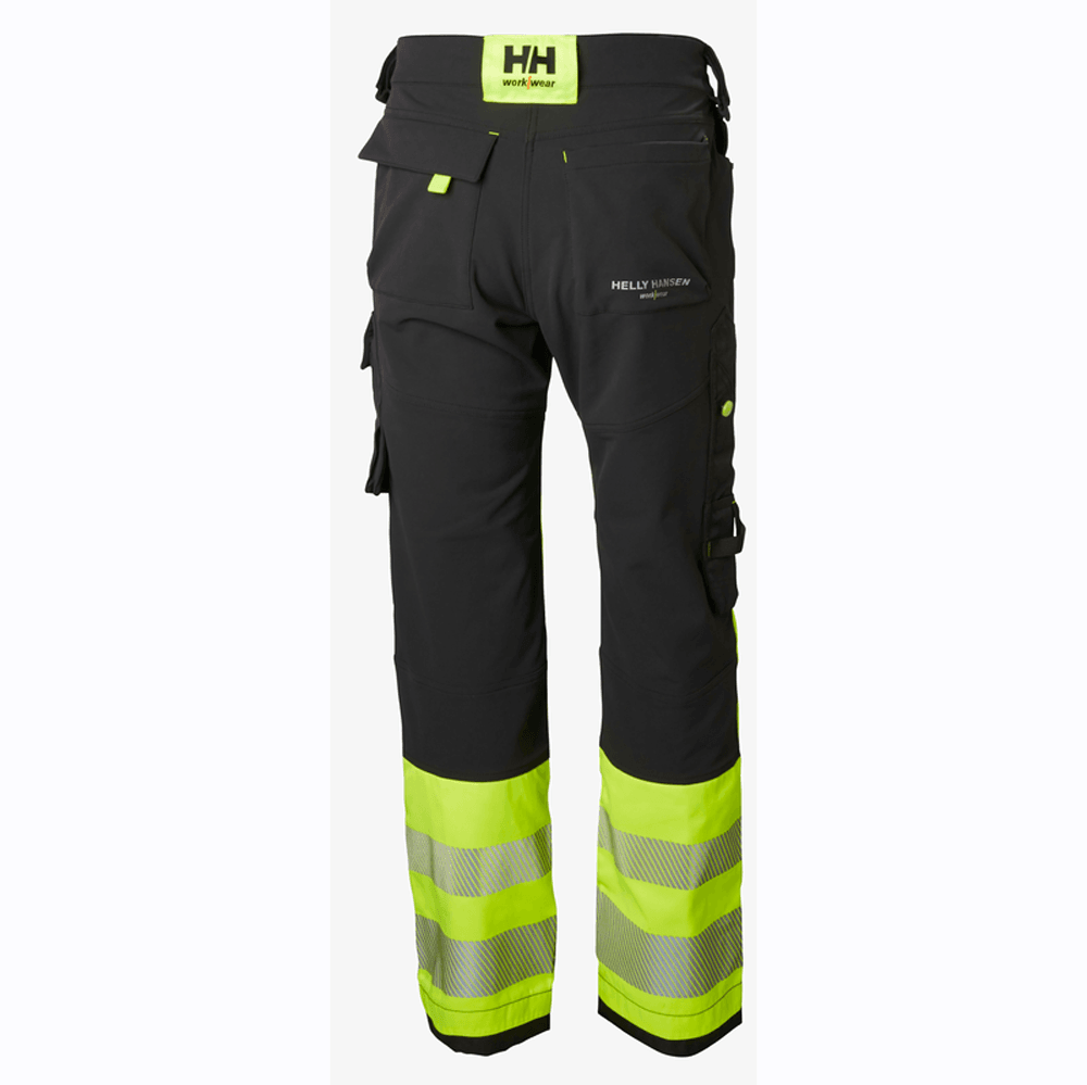 Helly Hansen 77471 ICU Hi-Vis Holster Pocket Knee Pad Trousers Class 1