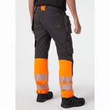 Helly Hansen 77500 Hi-Vis ICU BRZ 4-Way Holster Pocket Knee Pad Stretch Trousers Class 1