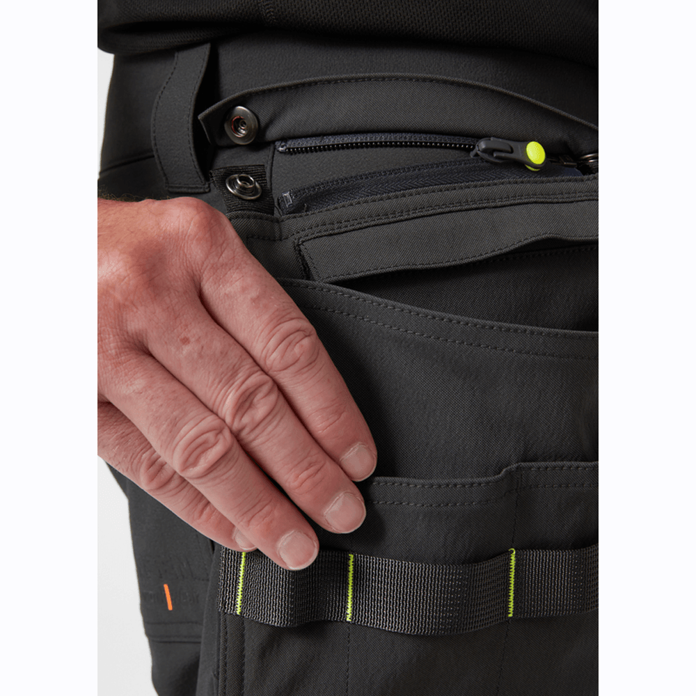Helly Hansen 77500 Hi-Vis ICU BRZ 4-Way Holster Pocket Knee Pad Stretch Trousers Class 1