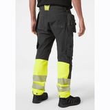 Helly Hansen 77500 Hi-Vis ICU BRZ 4-Way Holster Pocket Knee Pad Stretch Trousers Class 1
