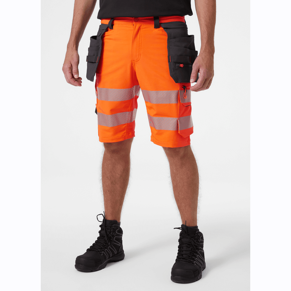 Helly Hansen 77503 ICU Hi-Vis Construction Shorts, Class 1