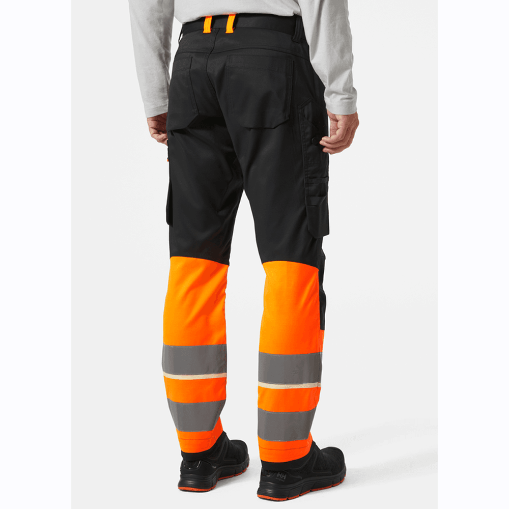Helly Hansen UC-ME 2-Way Stretch Hi-Vis Work Cargo Pant Trouser Class 1