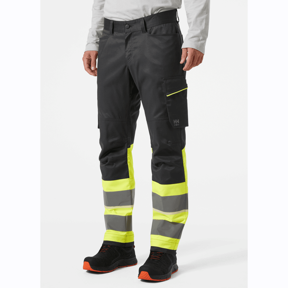 Helly Hansen UC-ME 2-Way Stretch Hi-Vis Work Cargo Pant Trouser Class 1