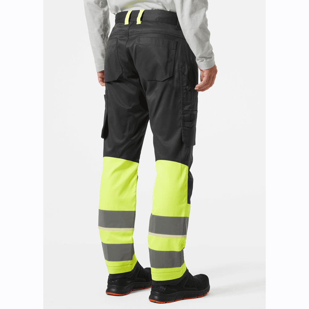 Helly Hansen UC-ME 2-Way Stretch Hi-Vis Work Cargo Pant Trouser Class 1