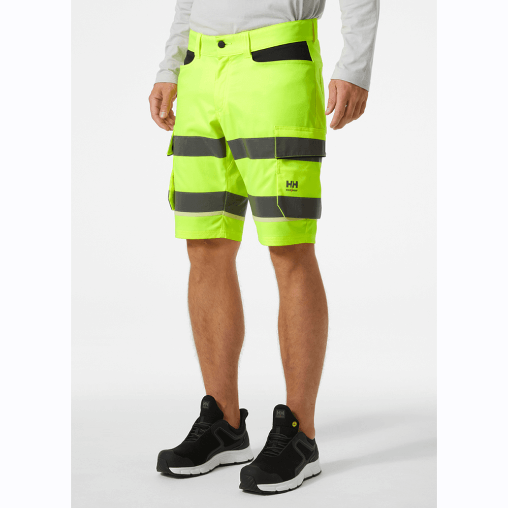 Helly Hansen 77517 UC-ME Hi-Vis 2-Way Stretch Cargo Work Shorts