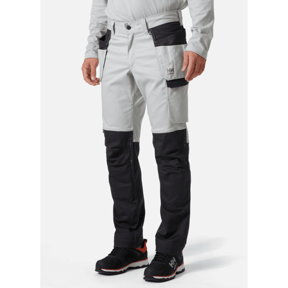 Helly Hansen 77521 Manchester Holster Pocket Knee Pad Trousers Grey Fog