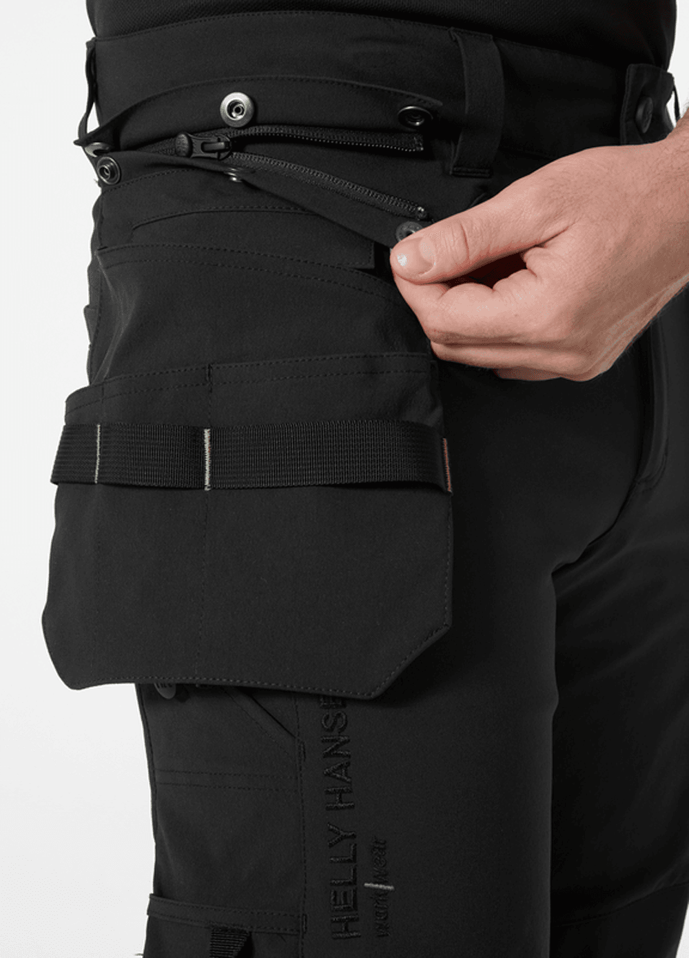 Helly Hansen 77563 Magni Evo 4-Way Stretch Construction Trouser Black / C52 - 36" Waist - 32.5" Leg