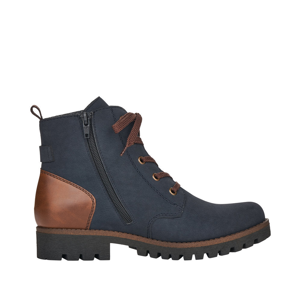 Rieker 78502-14 Womens Boots Blue