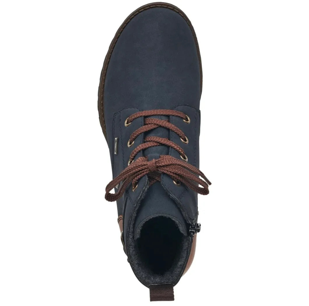 Rieker 78502-14 Womens Boots Blue
