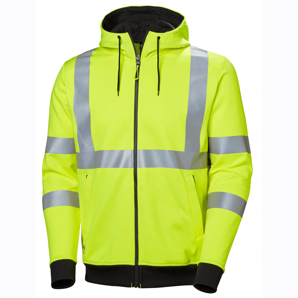 Helly Hansen 79094 Addvis Hi-Vis Stretch Zip Hoodie Sweatshirt