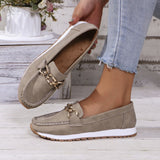 Fashion Round Toe Slip-on Platform Fashion Casual Women's Shoes