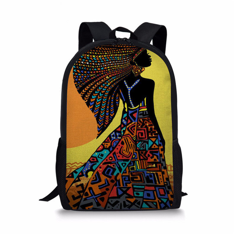 African style backpack
