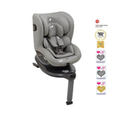 Joie i-Spin 360 i-Size 0+/1 Car Seat - Gray Flannel