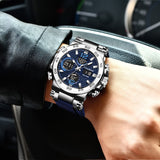 Men's Dual Display Digital Military Quartz Watch Featuring an Alarm Clock, Chronograph, And Multifunctional Luminous Capabilities