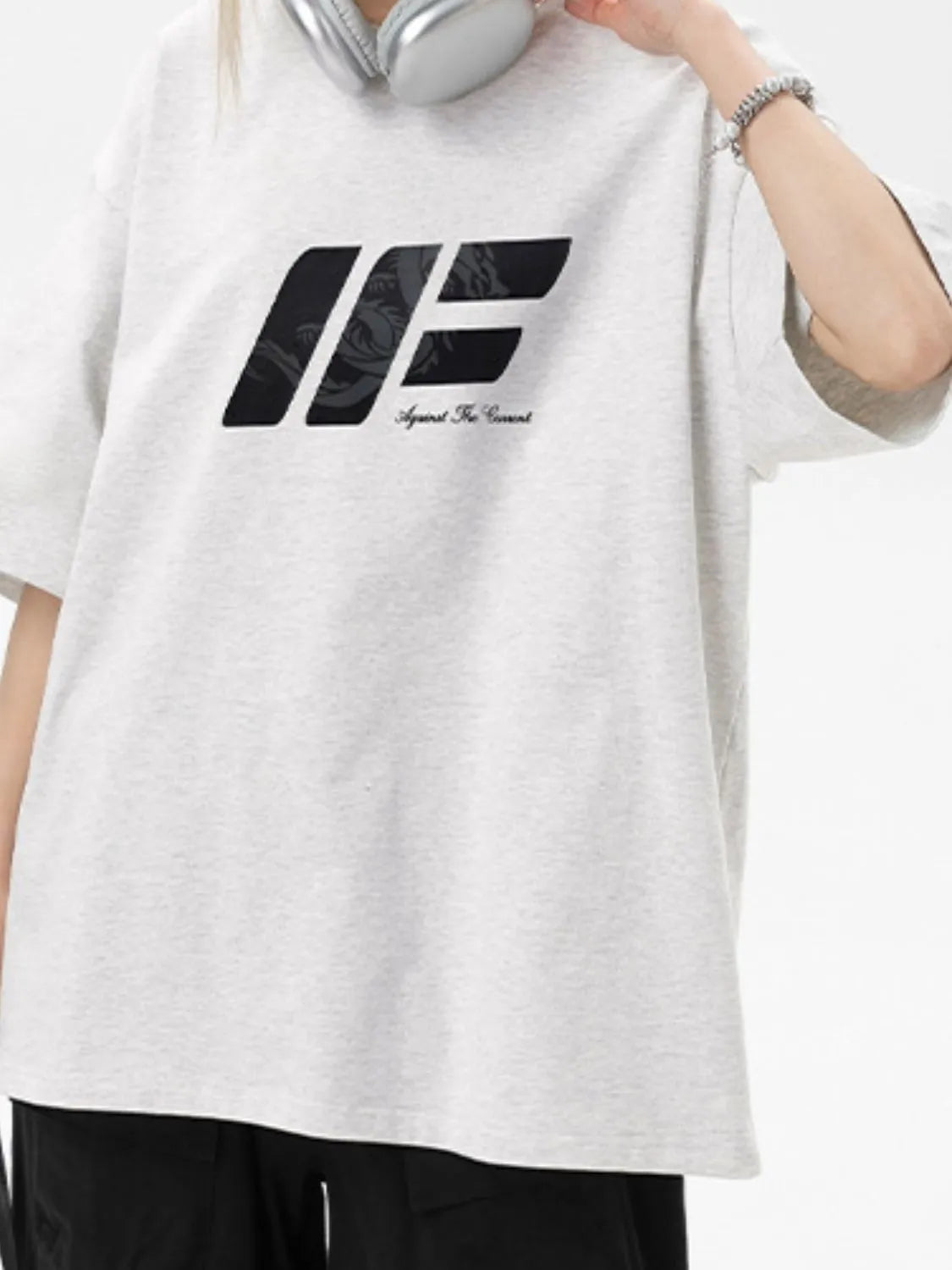 Men's Plus Size Round Neck Half Sleeve T-Shirt