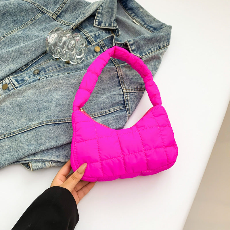 Fashion Simple One Shoulder Underarm New Moon Women's Bag