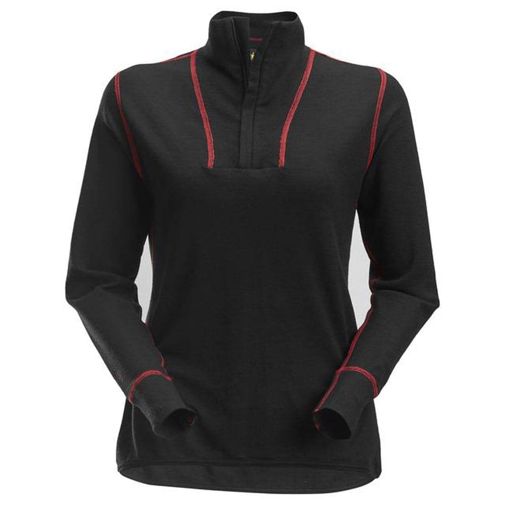 Snickers 9476 Protectwork Women's Half Zip Wool Long Sleeve Shirt