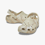 Crocs 206867-2Y3 CLASSIC MARBLED Womens Clogs Bone/Multi