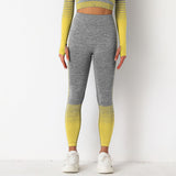 Peach knit quick-drying yoga pants
