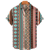 Men’s Summer Vintage V-Neck Shirt – Lightweight Casual Tee