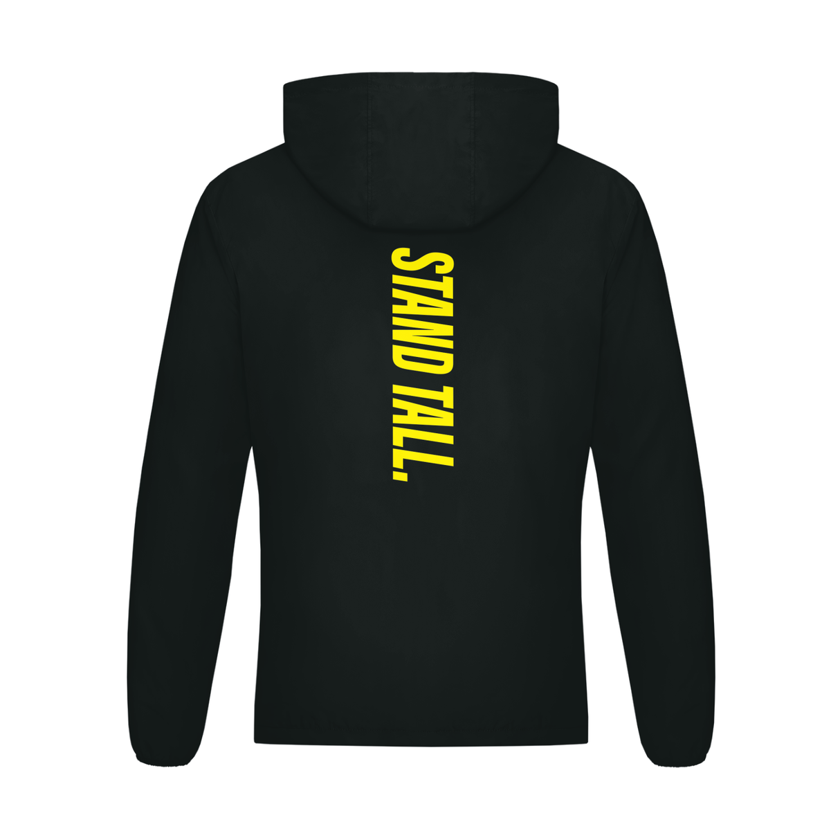 Soft Hooded Sports Jacket - Stand Tall - Yel/wht/blk/gry