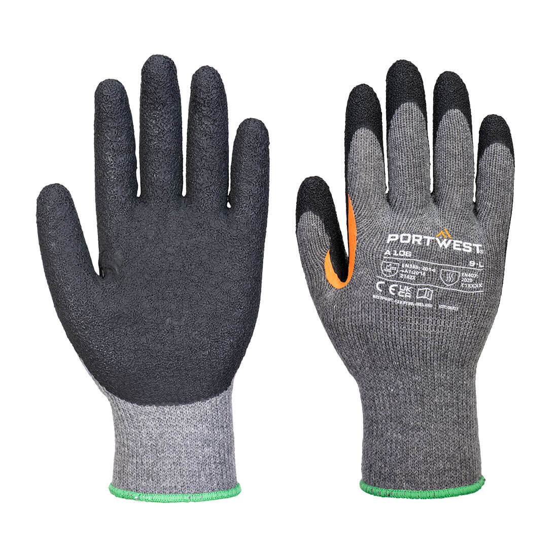 Portwest Grip 10 Latex Reinforced Thumb Glove