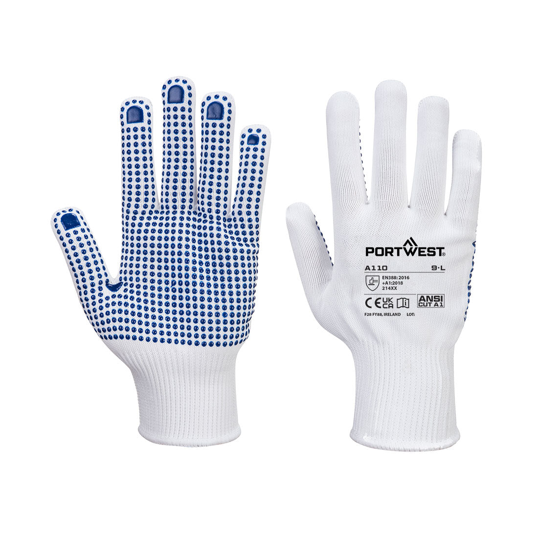 Portwest Grip  13 PVC Dotted Glove