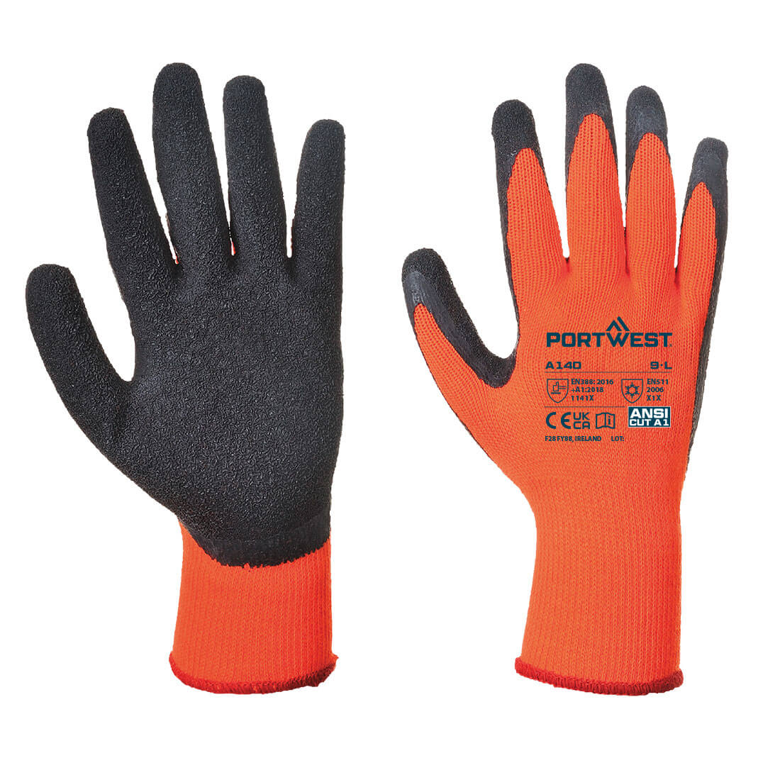 Portwest Cold 10 Latex Crinkle Glove
