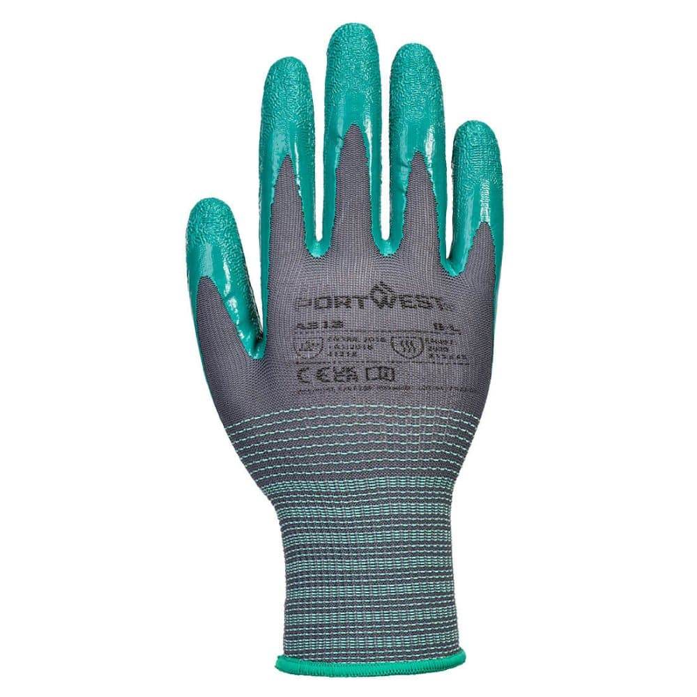 Portwest A313 Grip 15 Nitrile Crinkle Glove (Pack of 12)
