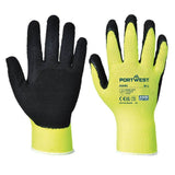 Portwest A340 Hi-Vis Grip Latex Glove