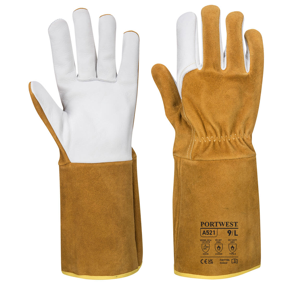 Portwest TIG Welders 220 Grain Leather Gauntlet