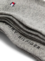 Tommy Hilfiger 2 Pack Mens Crew Classic Socks Grey