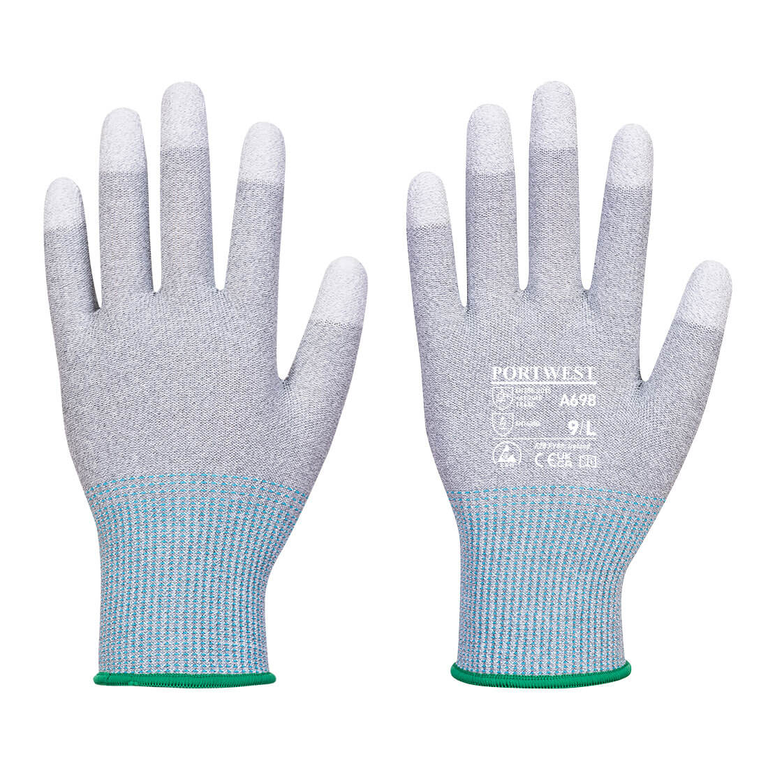 Portwest MR13 ESD PU Fingertip Glove