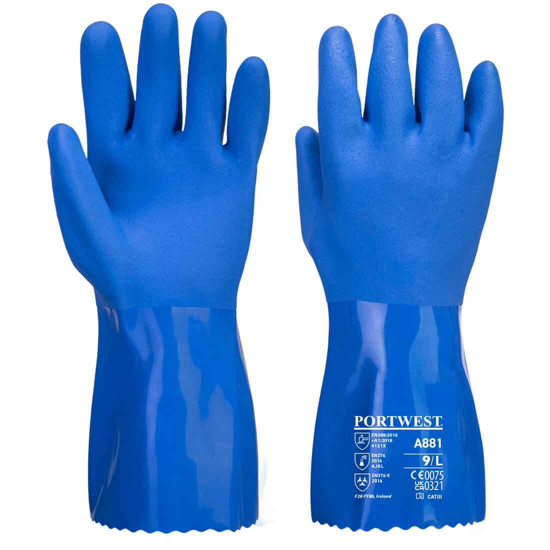 Portwest Chem 300 PVC Marine Gauntlet