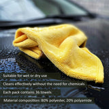 Kirkland Signature 40cm Ultra Plush Microfibre Towels Car Polishing Soft Cloths Cleaning Synthetic Reusable