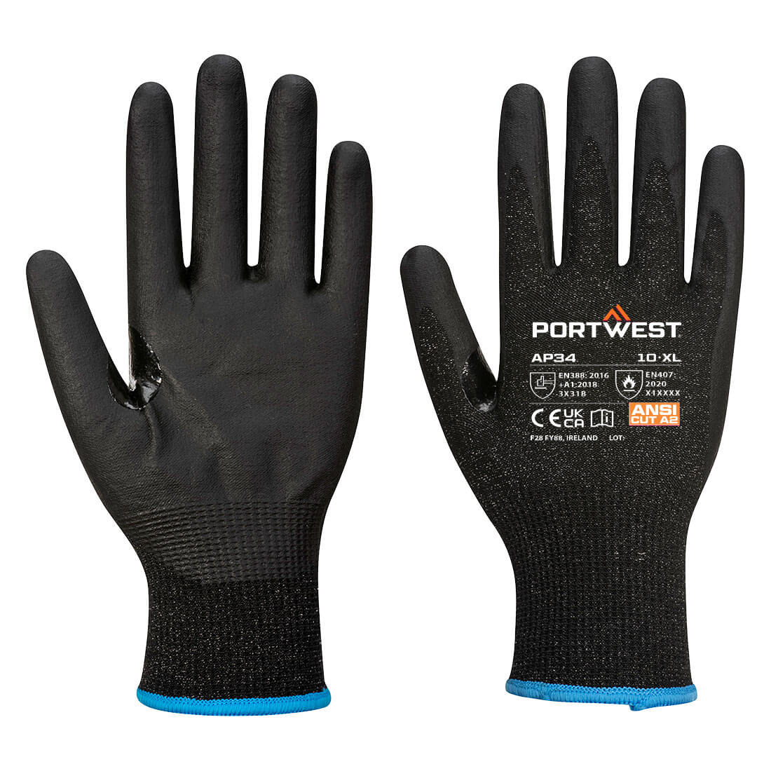 Portwest LR15 Nitrile Foam Touchscreen Glove