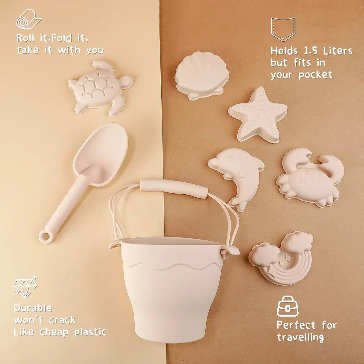 Premium SenseNest 8 Piece Beach Set